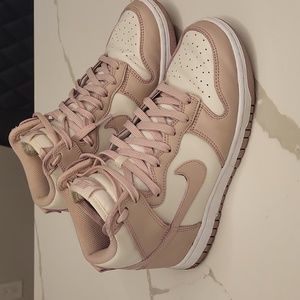 Nike Dunk High Women's Pink White